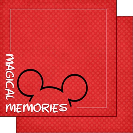 Magicial Memories Corner Paper - Scrapbook Customs image 0