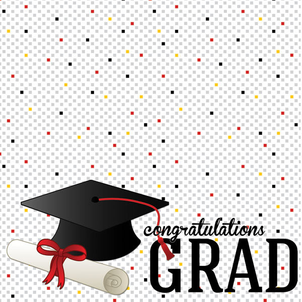 Graduation Confetti Paper - Scrapbook Customs image 0