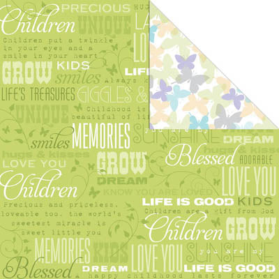 Children Double-Sided Paper - Creative Imaginations image 0