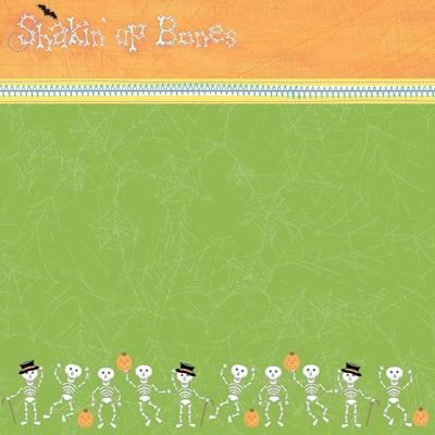 Shakin' Up Bones Paper - Carolees Creation/Adornit image 0