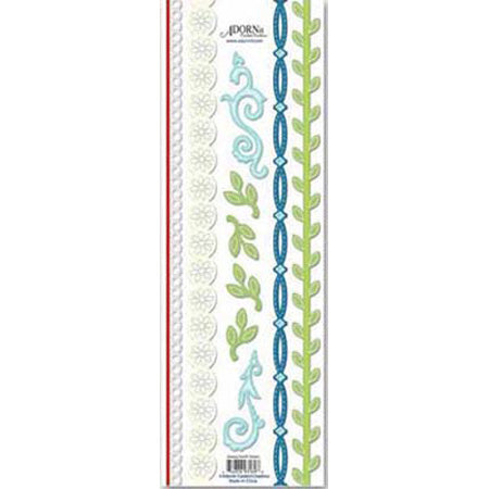 Border Sticker/Breezy Teal Dots - Carolees Creations/Adornit image 0