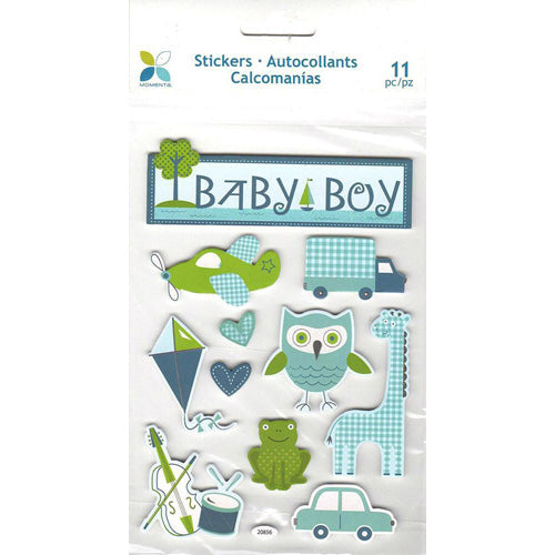 Momenta Romper Room Baby Boy 3D Sticker Sheet image 0