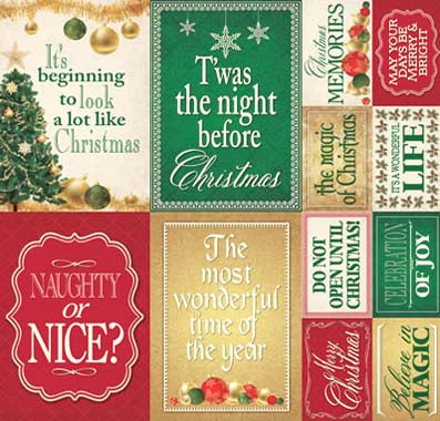 A Christmas Story 12x12 Die-Cut Sticker Sheet - Reminisce image 0