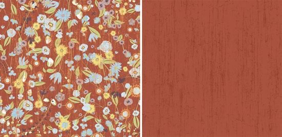 Rustic Wild Flowers Double-Sided Paper/Whoop Dee Doo Collection - G.C.D. Studios image 0