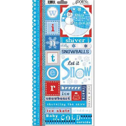 Snow, Snow, Snow Sticker - Carolees Creations/Adornit image 0