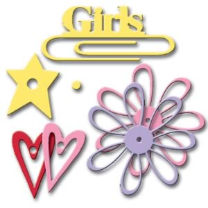 Girls Metal Accents - Carolees Creation. image 0