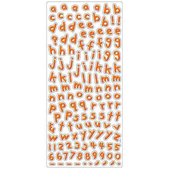 Pooh Alphabet (Orange) Sticker, SandyLion image 0