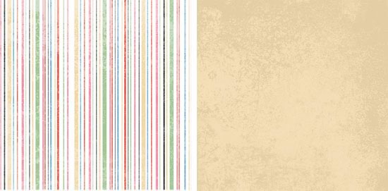 Clown Stripe Double-Sided Paper/Carnival Ride Collection - G.C.D. Studios image 0