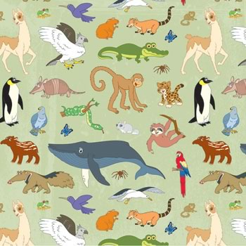 Diego Animals Paper, Sandylion image 0