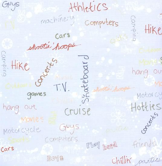 Guys Words Paper - Carolees Creation image 0