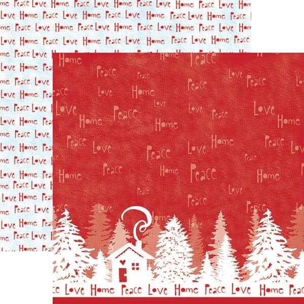 Peace Love Home Paper with Glitter Accents- Paper House image 0