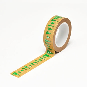 Krafty Christmas Trees Trendy/Washi - Queen & Co image 0