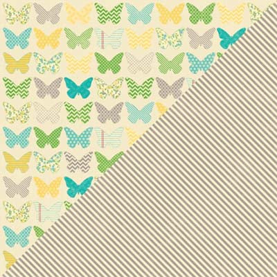 Peeled Cucumber Double-Sided Cardstock Paper/Chilled Cucumber Soup Collection / Jillibean Soup image 0