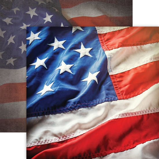 US Flag Double-Sided Paper - Paper House image 0