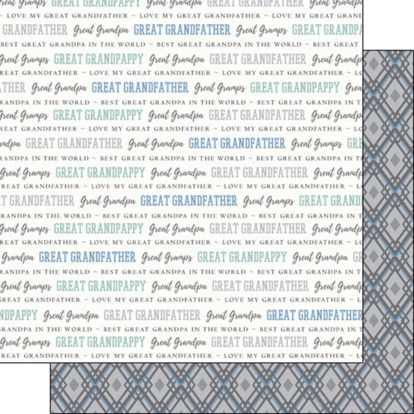 Great Grandfather Pride Paper - Scrapbook Customs image 0