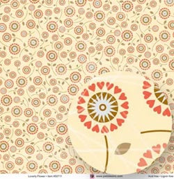 Loverly Flower Paper - Pebbles Inc. image 0