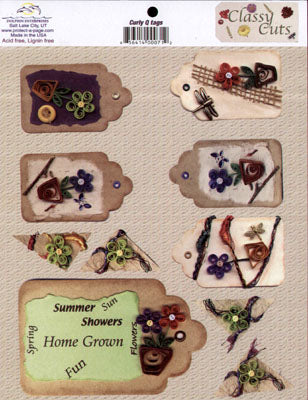 Classy Cuts Curly Q Tags by Dolphin Enterprises image 0