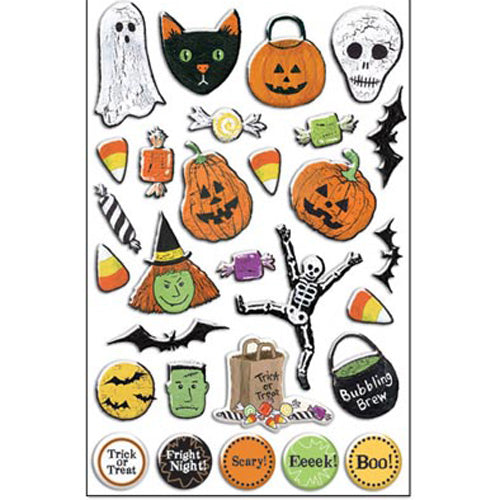 Trick or Treat Epoxy Sticker By Creative Imaginations image 0