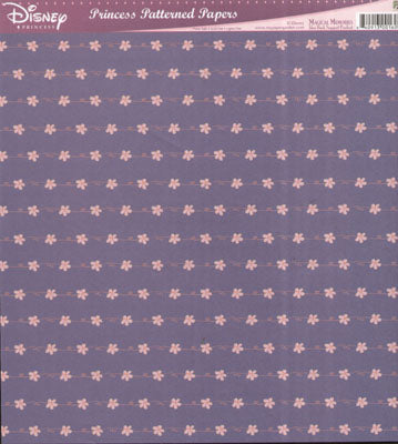 Small Pink Princess Flowers Paper - Paper Garden image 0