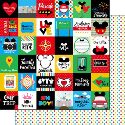 Magical Memories Cut Outs Paper - Scrapbook Customs image 0