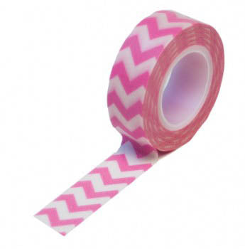 Pink Chevron Trendy/Washi Tape - Queen & Co image 0
