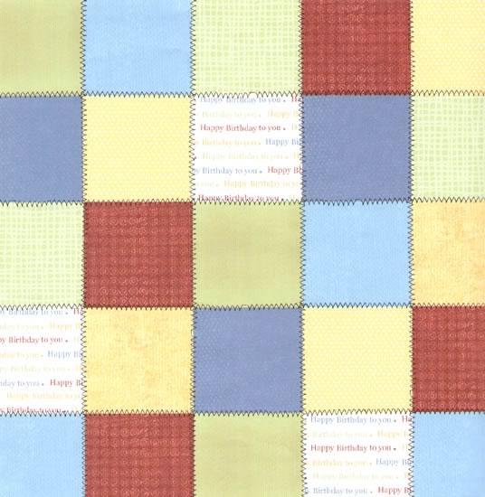 Birthday Patches 12 x 12 Paper - Carolees Creation image 0