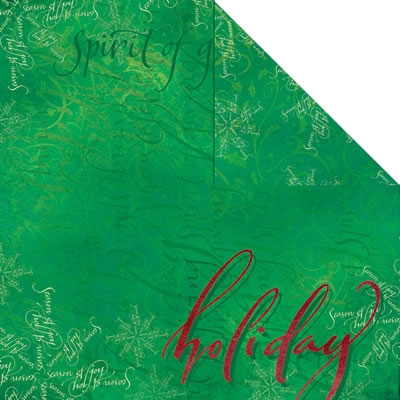 Holiday DS Double-Sided Cardstock Paper - Creative Imaginations image 0