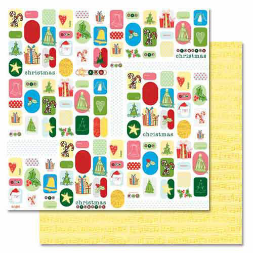 Christmas Craze/Holly Jolly Double-Sided Cardstock - Carolees Creation / Adornit image 0