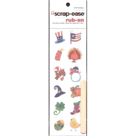 Holiday Rub-Ons - Scrap-Ease image 0