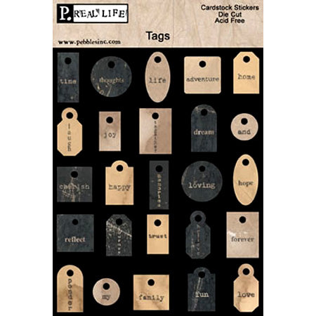 Itty Bitty Words Tag Stickers - Pebbles Inc. image 0