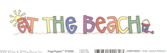 At The Beach Topper / Cock A Doodle image 0