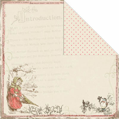 Little Bo Peep Double-Sided Paper - Creative Imaginations image 0