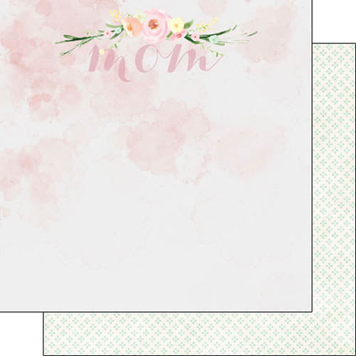 Mom Watercolor Paper - Scrapbook Customs image 0