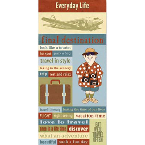 Vacation Cardstock Accessory Sheet/Everyday Life Collection - Paper Loft image 0