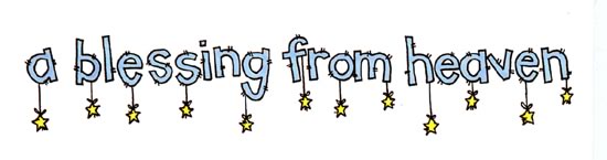A Blessing From Heaven Topper (Blue)/ Cock a Doodle image 0