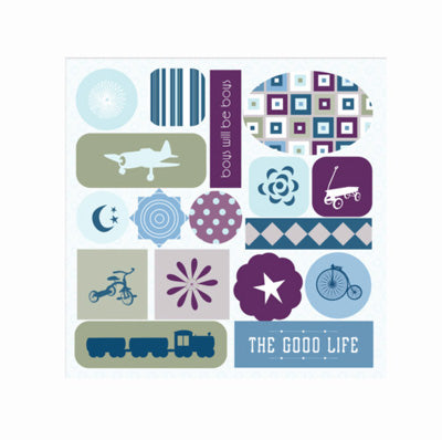 Planes & Trains Epoxy Stickers - G.C.D. Studios image 0