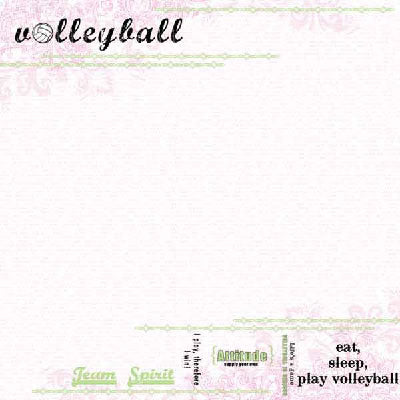 Volleyball Play Paper - Carolees Creations/Adornit image 0