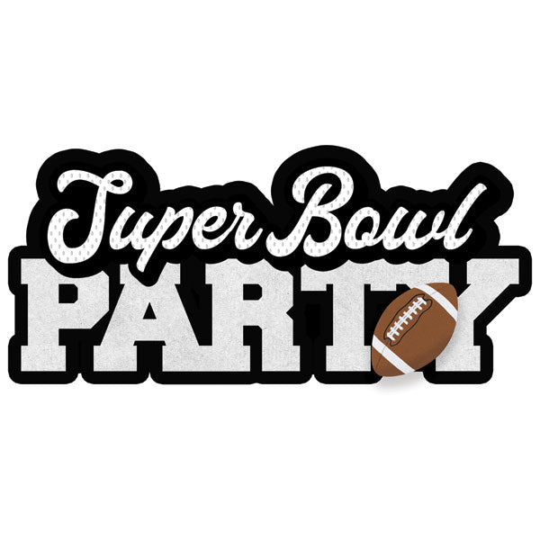 Super Bowl Party Laser - Scrapbook Customs image 0