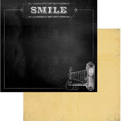 Smile Double-Sided Paper/Chalk Studio Collection - My Mind's Eye image 0