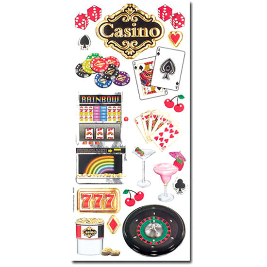 Casino Sticker Sheet, Sandylion image 0