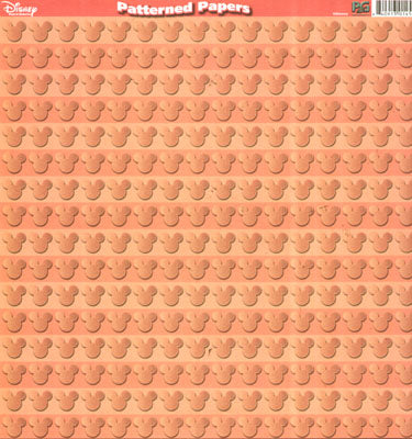 Orange Mickey Heads Paper - Paper Garden image 0
