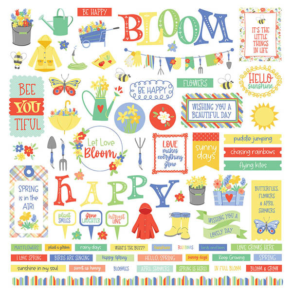 Showers & Flowers Element Sticker - PhotoPlay image 0