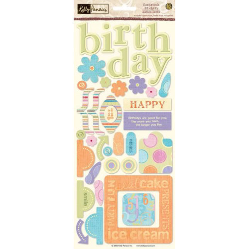 Kelly Panacci Birthday Cardstock Sticker - Sandylion image 0