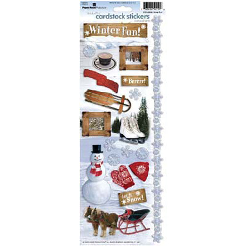 Winter Fun Cardstock Sticker - Paper House image 0
