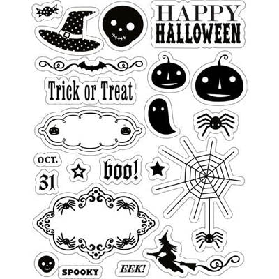 Making Memories Toil & Trouble Clear Stamp Set image 0