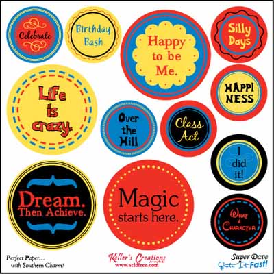 Super Dave 6x6 Quote it Fast! Card / Keller Creations image 0