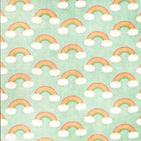 Rainbows 12x12 Paper / Recollections image 1