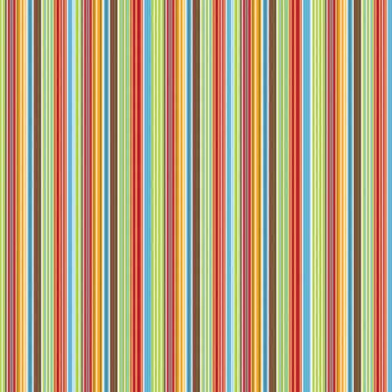 Backyard Stripes 12 x 12 Paper - Carolees Creation image 0