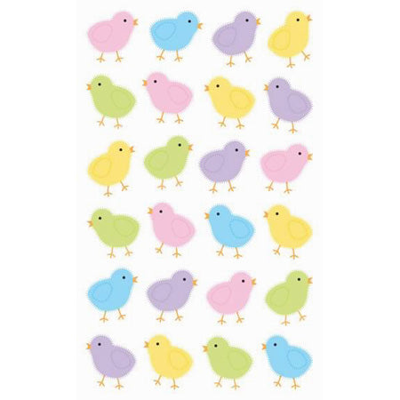 Easter Chicks Vellum Sticker, SandyLion image 0
