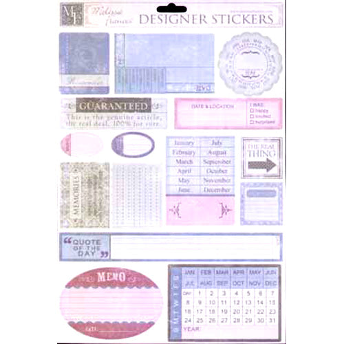 Memo Designer Sticker Sheet by Melissa Frances image 0